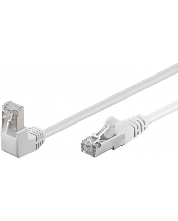 goobay Patch cable CAT5e F/UTP 90° white 5,00m