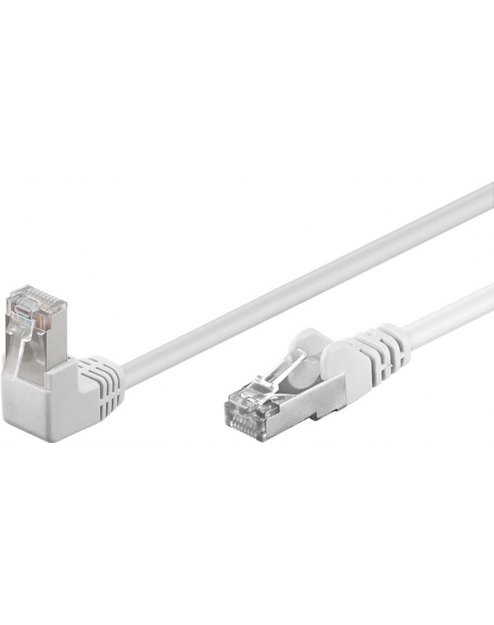 goobay Patch cable CAT5e F / UTP 90 ° white 10,00m główny