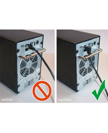 goobay Patch cable CAT5e F/UTP 90° black 0,25m nr 1