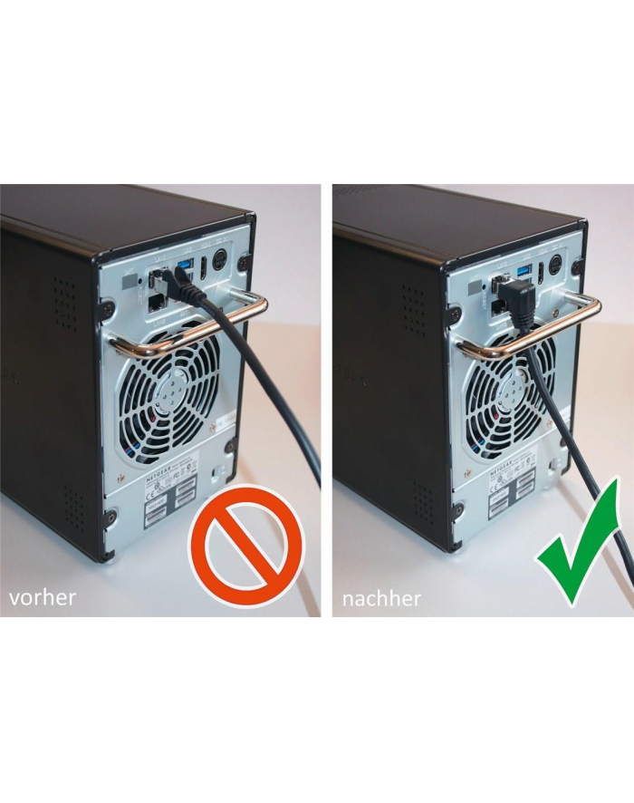 goobay Patch cable CAT5e F/UTP 90° black 0,25m główny