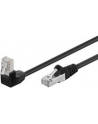 goobay Patch cable CAT5e F/UTP 90° black 0,25m - nr 8