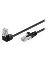 goobay Patch cable CAT5e F/UTP 90° black 0,25m - nr 9