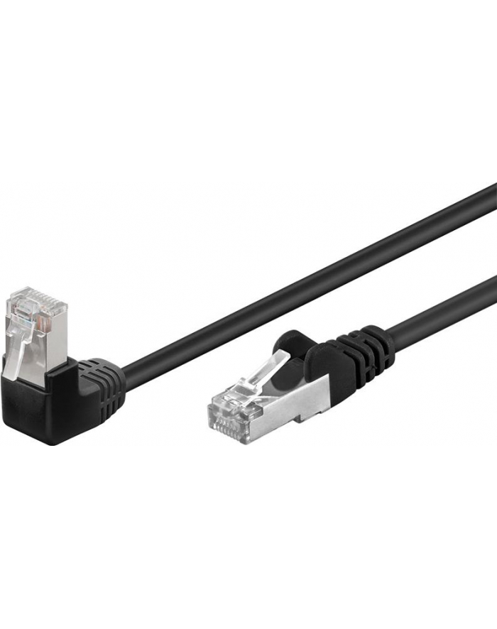 goobay Patch cable CAT5e F/UTP 90° black 1,00m główny