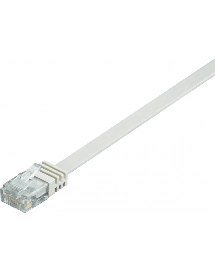 goobay Patch cable Cat6 U/UTP flat white 2,0m główny