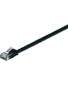 goobay Patch cable Cat6 U/UTP flat black 10,0m - nr 5