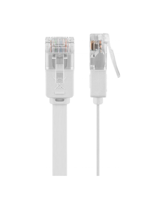 goobay Cat5e U/UTP flat white 1,00m główny