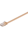 goobay Patch cable Cat6 U/UTP flat brown 10,0m - bright brown - nr 1