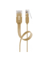 goobay Patch cable Cat6 U/UTP flat brown 5,00m - bright brown - nr 8