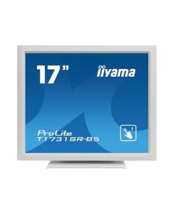 iiyama T1731SR-W5 - 17 - LED Monitor - White, Resistive, HDMI, Tiltable, DisplayPort