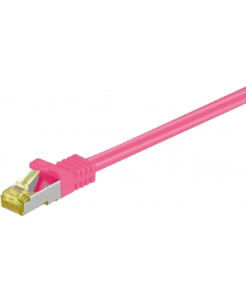 goobay Patch cable SFTP m.Cat7 pink 2,00m - LSZH, Magenta nr 1