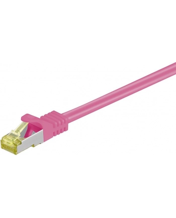 goobay Patch cable SFTP m.Cat7 pink 2,00m - LSZH, Magenta nr 2
