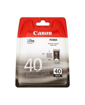 Głowica Canon PG40 black pigment BLISTER WS | 16ml | iP1200/1600/2200/MP150/1