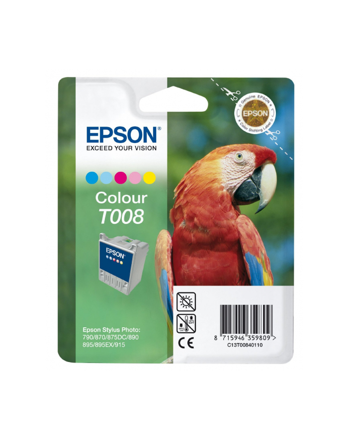 Tusz Epson T0084 color | Stylus Photo 790/870/875DC/890/895/915 główny