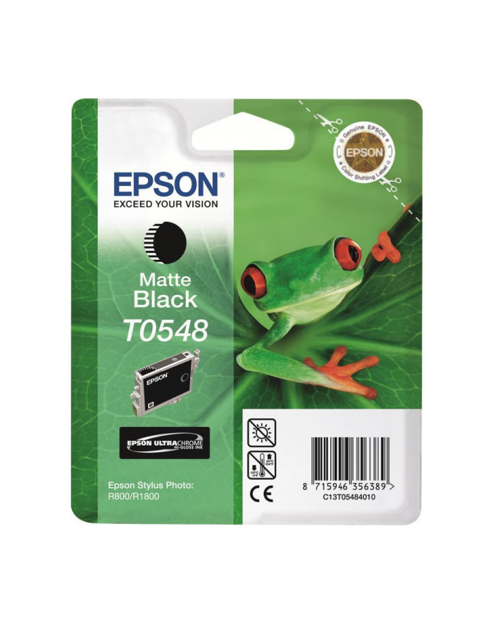 Tusz Epson T0548 matte black | Stylus Photo R800/1800 główny