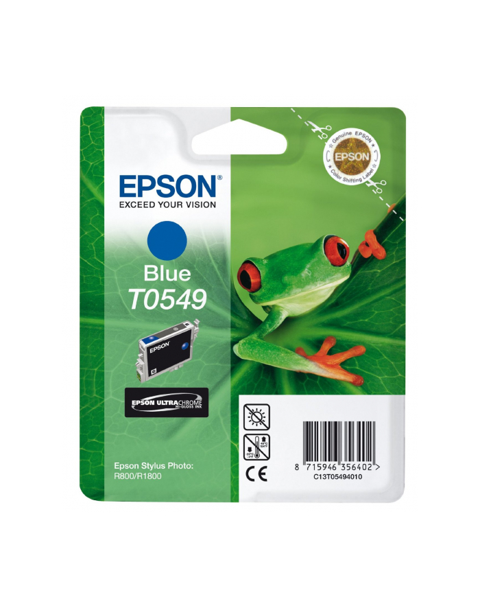 Tusz Epson T0549 blue | Stylus Photo R800/1800 główny