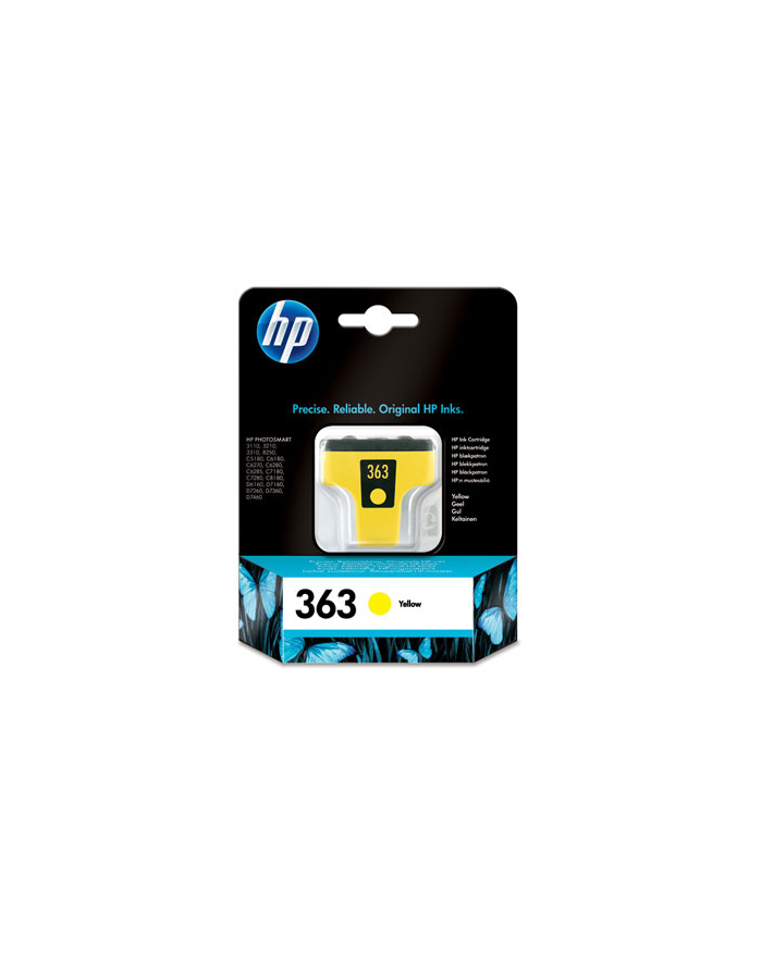Tusz HP 363 yellow Vivera | 6ml | Photosmart8250,3110/3210/3310 główny