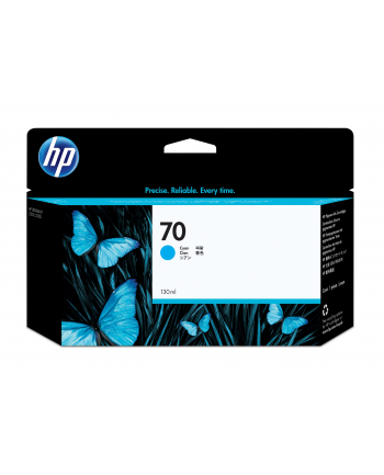 Tusz HP 70 cyan Vivera | 130ml | photosmartproB9180,designjetZ2100/Z3100