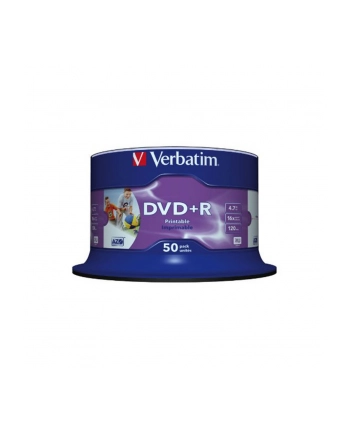 Płytki DVD+R VERBATIM 43512 16X DO NADRUKU FOTO CAKE / 50 sztuk nr 2
