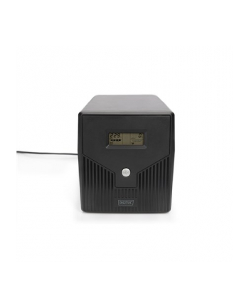 DIGITUS Zasilacz awaryjny UPS Line-Ineractive LCD, 1000VA/600W, AVR, 4xSCHUKO,USB, RS232