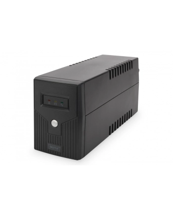 DIGITUS Zasilacz awaryjny UPS Line-Ineractive LED, 600VA/360W, 1x12V/7Ah, AVR, 2xSCHUKO, nr 1