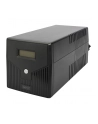 DIGITUS Zasilacz awaryjny UPS Line-Ineractive LCD, 2000VA/1200W, 4xSCHUK,USB,RS232, RJ45 - nr 12