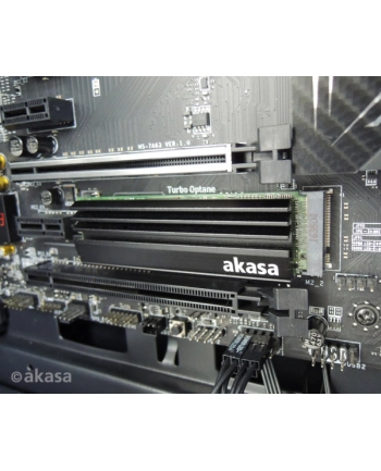 Akasa Aluminiowe chłodzenie pasywne dla dysków M.2 SSD nr 1