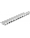 PATCH PANEL 24 PORT 1U DO MODUŁÓW 19'' KEYSTONE SZARY DELOCK - nr 20