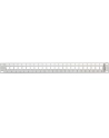 PATCH PANEL 24 PORT 1U DO MODUŁÓW 19'' KEYSTONE SZARY DELOCK - nr 29