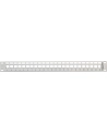 PATCH PANEL 24 PORT 1U DO MODUŁÓW 19'' KEYSTONE SZARY DELOCK - nr 31