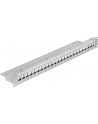 PATCH PANEL 24 PORT 1U DO MODUŁÓW 19'' KEYSTONE SZARY DELOCK - nr 32