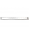 PATCH PANEL 24 PORT 1U DO MODUŁÓW 19'' KEYSTONE SZARY DELOCK - nr 6