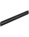 PATCH PANEL 24 PORT 1U DO MODUŁÓW 19'' KEYSTONE OBROTOWY CZARNY DELOCK - nr 17
