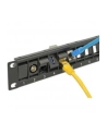 PATCH PANEL 24 PORT 1U DO MODUŁÓW 19'' KEYSTONE OBROTOWY CZARNY DELOCK - nr 19