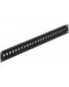 PATCH PANEL 24 PORT 1U DO MODUŁÓW 19'' KEYSTONE OBROTOWY CZARNY DELOCK - nr 2