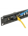 PATCH PANEL 24 PORT 1U DO MODUŁÓW 19'' KEYSTONE OBROTOWY CZARNY DELOCK - nr 5