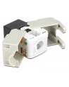 Delock Moduł Keystone z gniazdem RJ45 > LSA Cat.6 UTP, czarny - nr 10