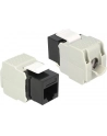 Delock Moduł Keystone z gniazdem RJ45 > LSA Cat.6 UTP, czarny - nr 18