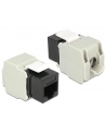 Delock Moduł Keystone z gniazdem RJ45 > LSA Cat.6 UTP, czarny - nr 5