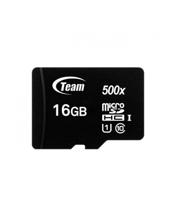 Team Group Karta Pamięci Micro SDHC 16GB UHS-I +Adapter