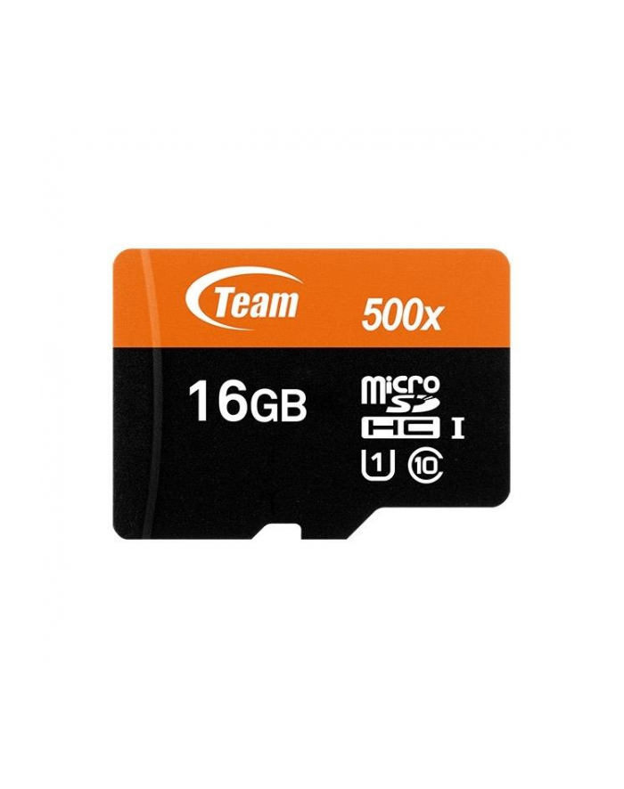 Team Group Karta Pamięci Micro SDHC 16GB UHS-I +Adapter główny
