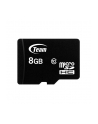 Team Group Karta Pamięci Micro SDHC 8GB Class 10 +Adapter - nr 1