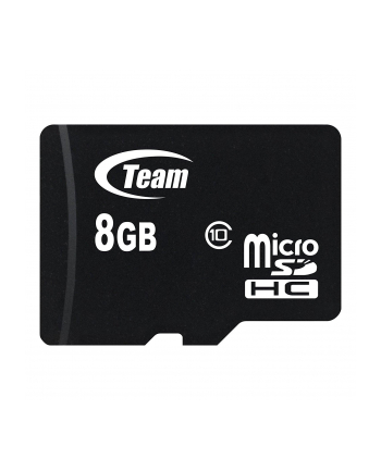 Team Group Karta Pamięci Micro SDHC 8GB Class 10 +Adapter