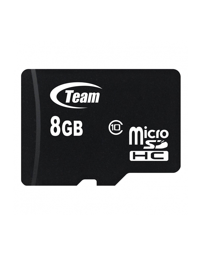 Team Group Karta Pamięci Micro SDHC 8GB Class 10 +Adapter główny