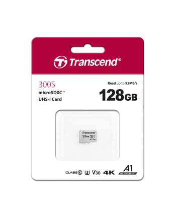 Memory card Transcend microSDHC USD300S 128GB CL10 UHS-I U3 Up to 95MB/S