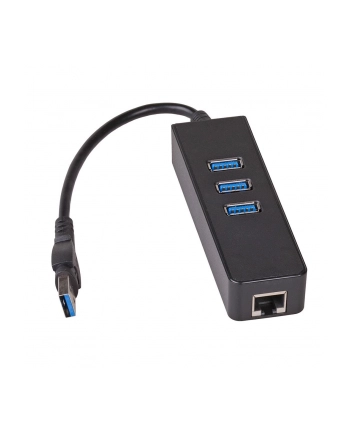 Akyga Hub USB 3.0 3-ports + RJ45 AK-AD-32