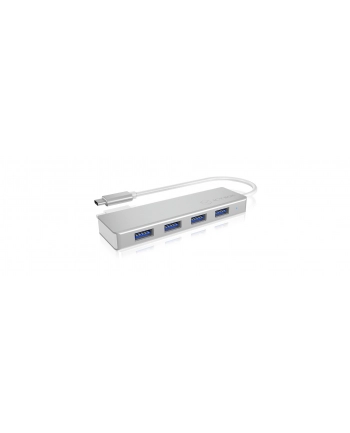 IcyBox 4-portowy Hub USB 3.0, USB Type-C (wejście) nr 1