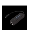 LOGILINK - Adapter USB 3.0 typu c na gigabit na 1x RJ45 i 3x USB 3.0 typ A - nr 1
