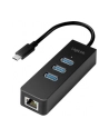LOGILINK - Adapter USB 3.0 typu c na gigabit na 1x RJ45 i 3x USB 3.0 typ A - nr 7