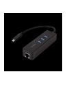 LOGILINK - Adapter USB 3.0 typu c na gigabit na 1x RJ45 i 3x USB 3.0 typ A - nr 9