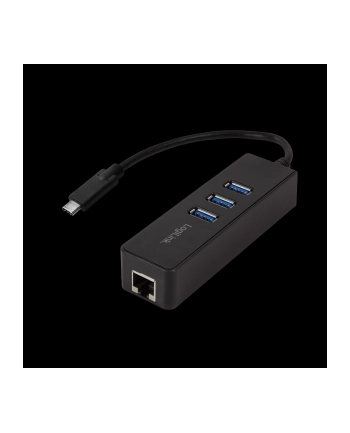 LOGILINK - Adapter USB 3.0 typu c na gigabit na 1x RJ45 i 3x USB 3.0 typ A nr 1